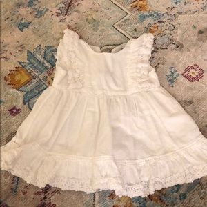 Baby gap white dress